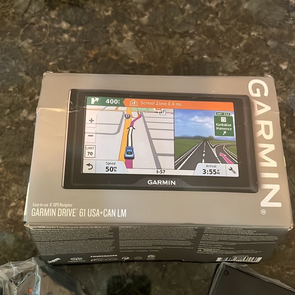 Garmin Drive 61 USA+CAN LM GPS Navigator System with Lifetime Maps, Spoken Turn